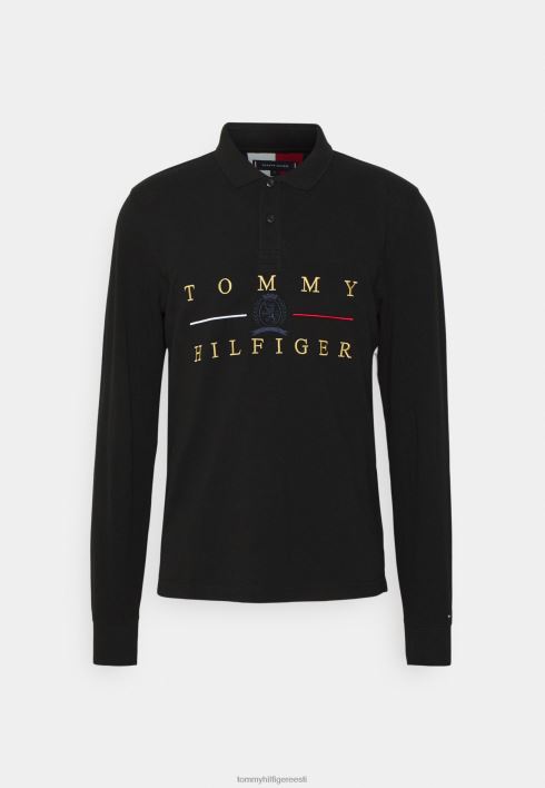 icon tavaline pikkade varrukatega topp RJV625133 must Tommy Hilfiger