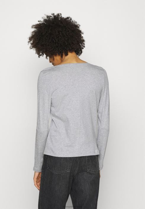 klassikaline pikkade varrukatega topp RJV623854 hall Tommy Hilfiger