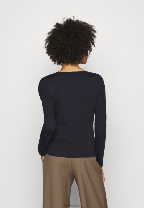 klassikaline pikkade varrukatega topp RJV627210 sinine Tommy Hilfiger