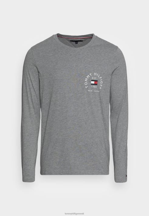 lipukaar t-särk pikkade varrukatega RJV625800 kanarbikuline tumehall Tommy Hilfiger