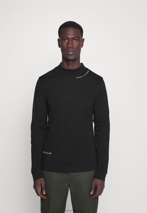 mitme paigutusega pikkade varrukatega trikoosärk RJV627206 must Tommy Hilfiger