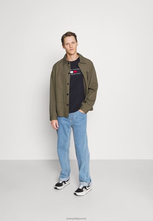 nelja lipuga pikkade varrukatega t-särk pikkade varrukatega RJV628042 kõrbe taevas Tommy Hilfiger