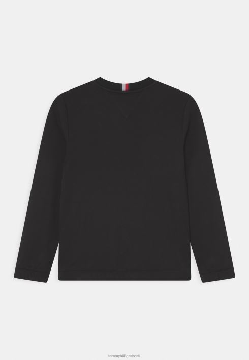 pehme pikkade varrukatega topp RJV627932 must Tommy Hilfiger