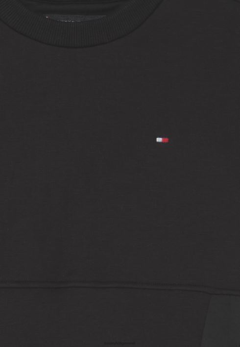 pehme pikkade varrukatega topp RJV627932 must Tommy Hilfiger