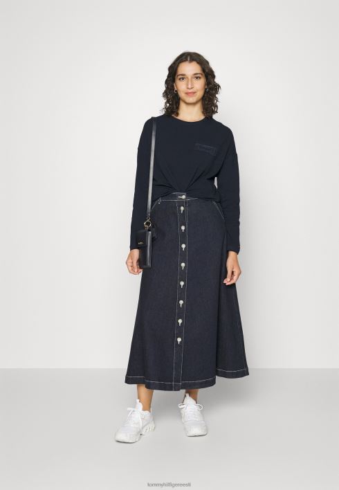 pikkade varrukatega topp RJV624324 kõrbe taevas Tommy Hilfiger