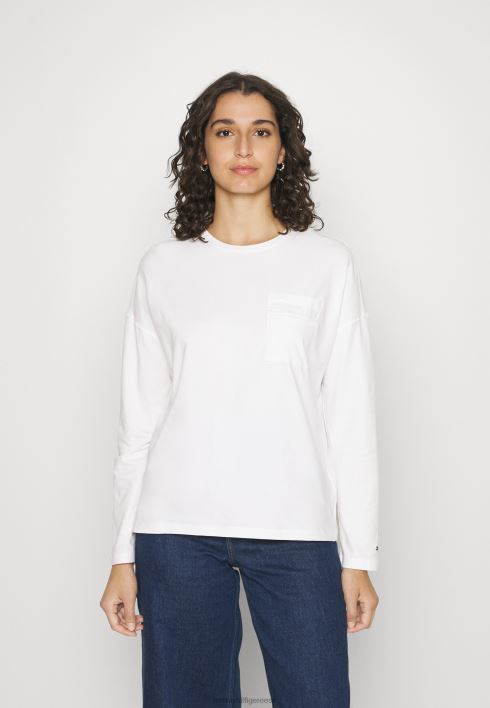 pikkade varrukatega topp RJV624606 ekru Tommy Hilfiger