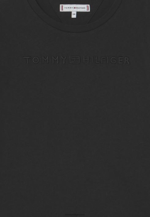 teadlik oluline logo pikkade varrukatega topp RJV627554 must Tommy Hilfiger