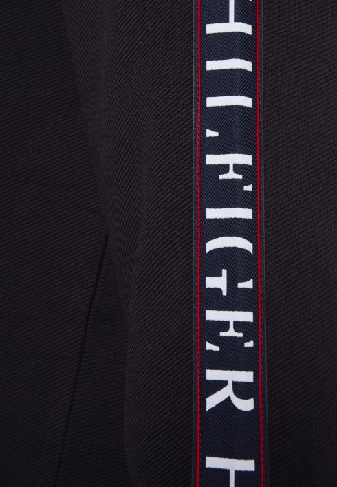 teibist kapuutsiga pikkade varrukatega topp RJV628078 must Tommy Hilfiger