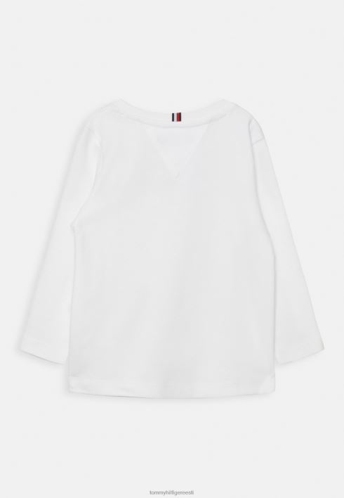 tikitud lipuline pikkade varrukatega särk RJV625564 valge Tommy Hilfiger