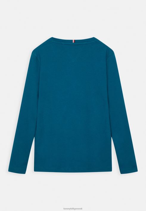 tikitud lipuline pikkade varrukatega särk RJV625886 bensiin Tommy Hilfiger