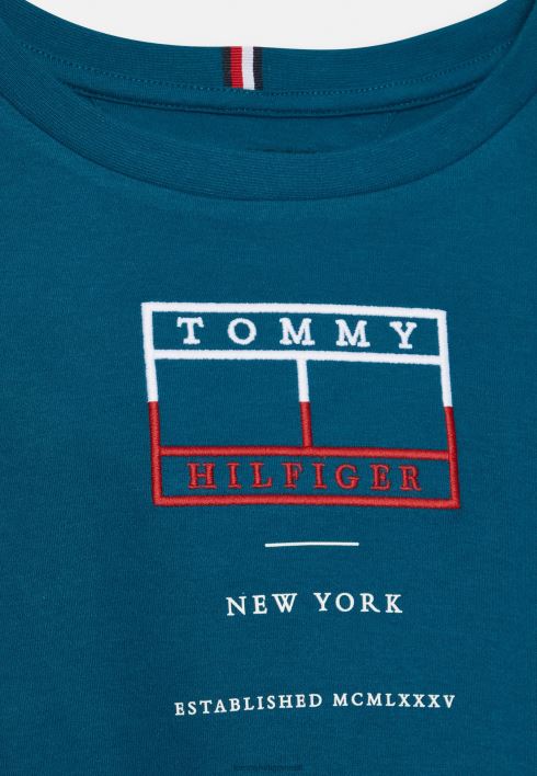 tikitud lipuline pikkade varrukatega särk RJV625886 bensiin Tommy Hilfiger