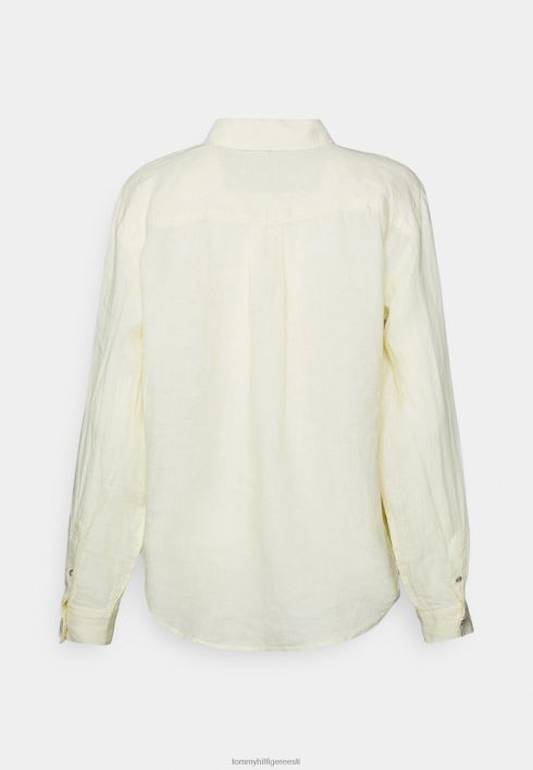 lõdvestunud pikk nööbiga pluus RJV625014 sidrun Tommy Hilfiger