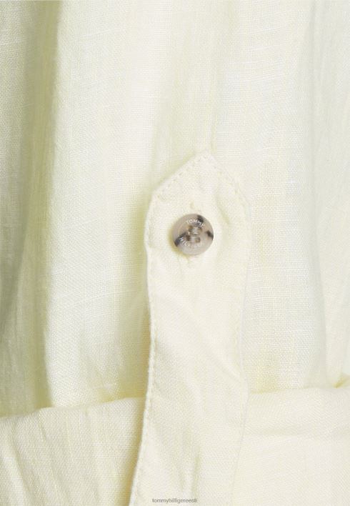 lõdvestunud pikk nööbiga pluus RJV625014 sidrun Tommy Hilfiger