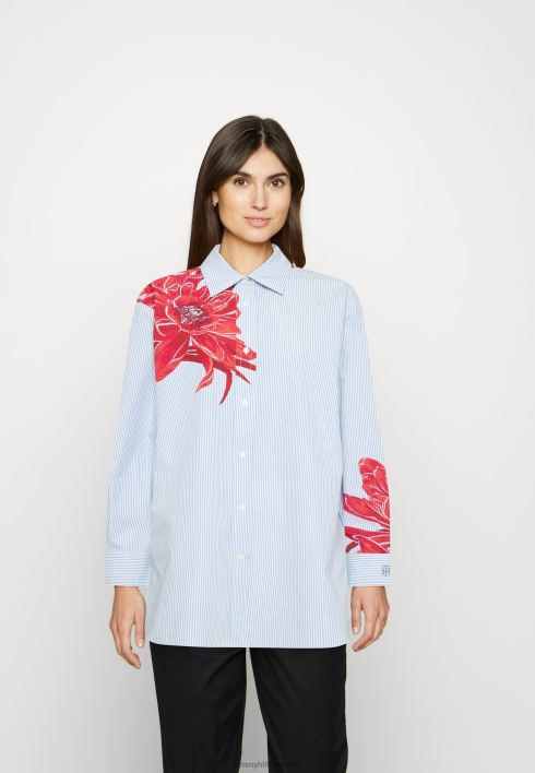 lilleline ülisuur pluus RJV628460 saarelill/itaka Tommy Hilfiger