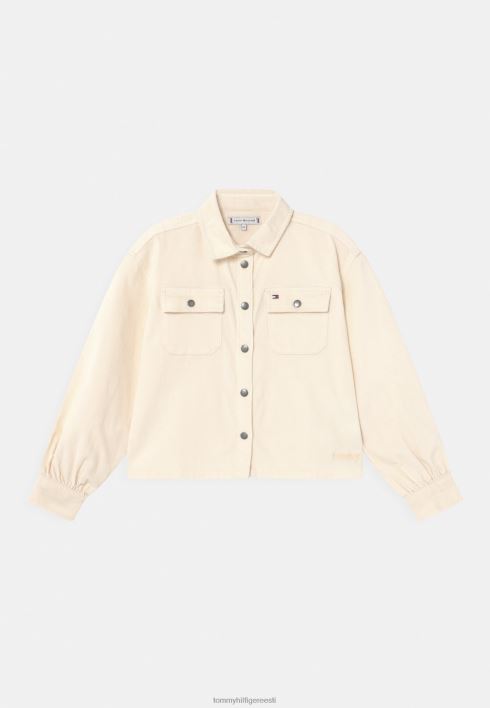 nööbitav pluus RJV624912 elevandiluust kroonleht Tommy Hilfiger