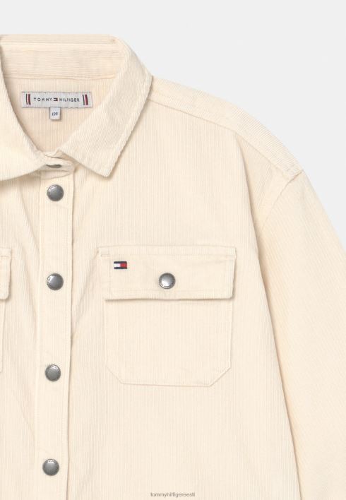 nööbitav pluus RJV624912 elevandiluust kroonleht Tommy Hilfiger