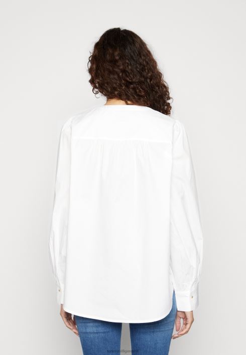 nööbitav pluus RJV627299 optika valge Tommy Hilfiger