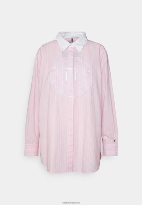 oxfordi pluus RJV628564 oxford stp/valge/pastellroosa Tommy Hilfiger