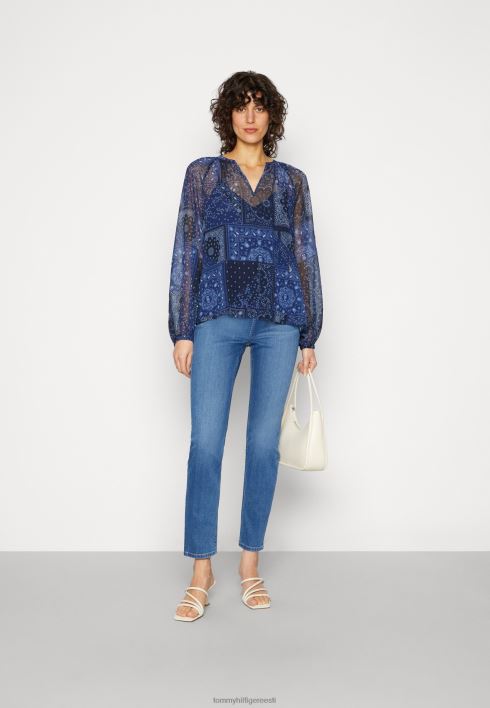 paisley pluus brac pluus RJV624701 kõrbe taevas Tommy Hilfiger