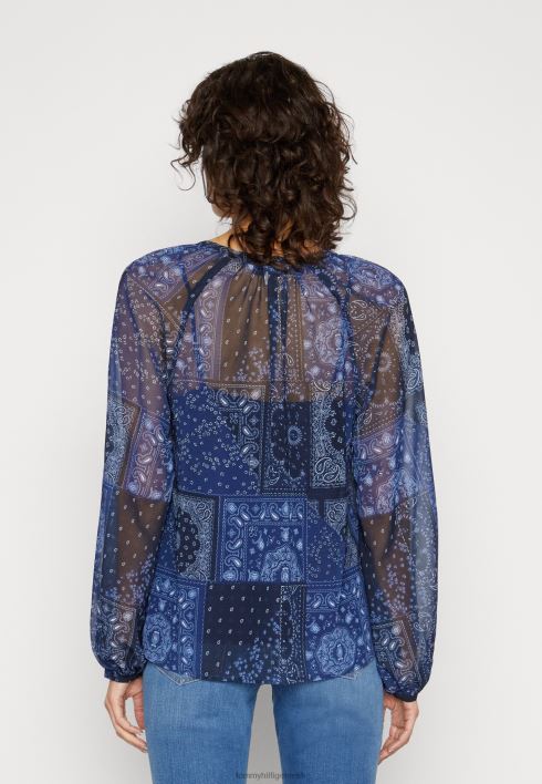 paisley pluus brac pluus RJV624701 kõrbe taevas Tommy Hilfiger