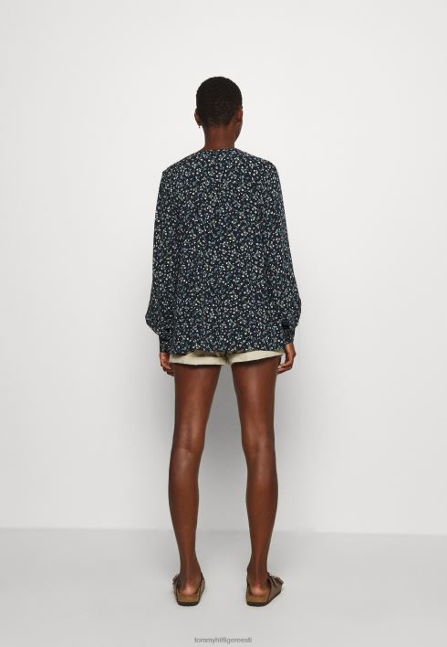 raya pop üle pluus pluus RJV627862 preeriakõrbe taevas Tommy Hilfiger