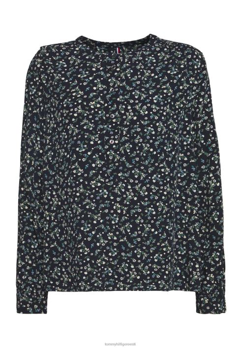 raya pop üle pluus pluus RJV627862 preeriakõrbe taevas Tommy Hilfiger