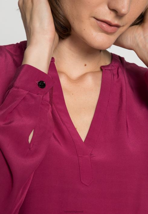 soliidne pluus pluus RJV628198 karmiinpunane rubiin Tommy Hilfiger