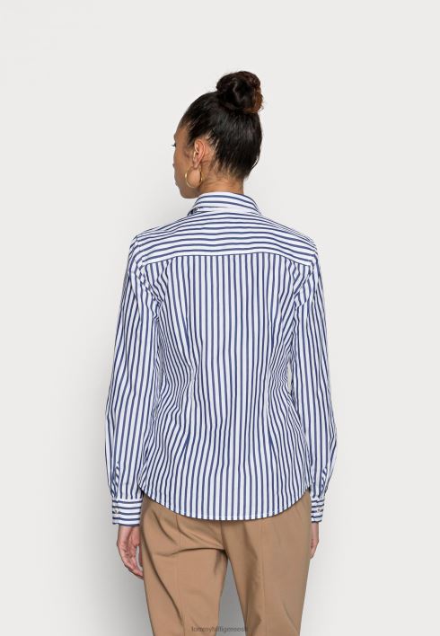 tavaline nööbiga pluus RJV627922 rasvane/kiilsinine Tommy Hilfiger