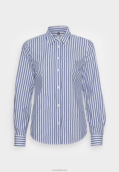 tavaline nööbiga pluus RJV627922 rasvane/kiilsinine Tommy Hilfiger