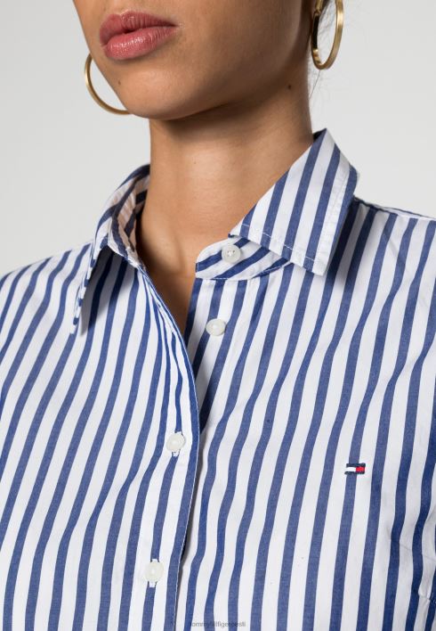 tavaline nööbiga pluus RJV627922 rasvane/kiilsinine Tommy Hilfiger