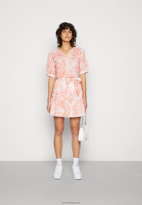 voile henley poolpluus RJV624903 ananassisaar/päikeseloojangu virsik Tommy Hilfiger