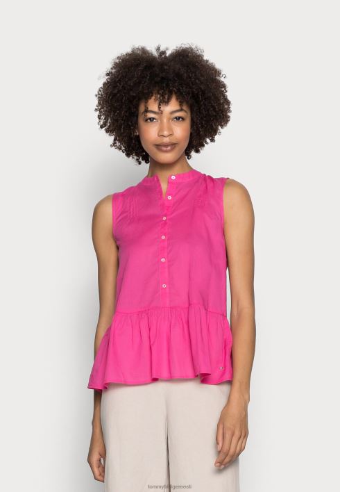 voile top pluus RJV628393 roosa Tommy Hilfiger