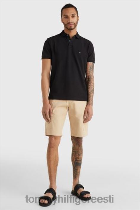 1985 aasta polosärk RJV623526 must Tommy Hilfiger