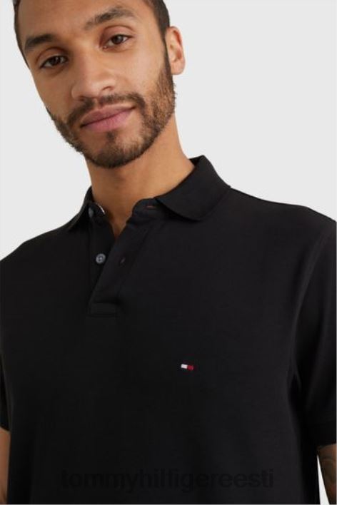 1985 aasta polosärk RJV623526 must Tommy Hilfiger