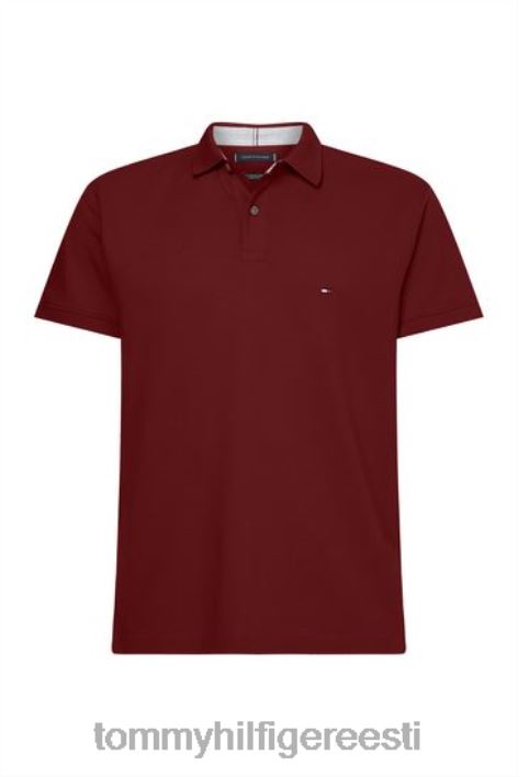 1985 aasta tavaline polosärk RJV623604 punane Tommy Hilfiger