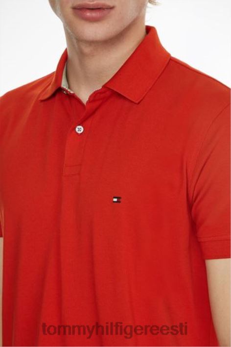 1985 aasta tavaline polosärk RJV623833 punane Tommy Hilfiger