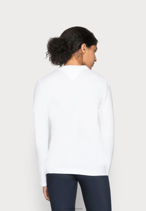 Heritage pikkade varrukatega õhuke polosärk RJV624261 klassikaline valge Tommy Hilfiger