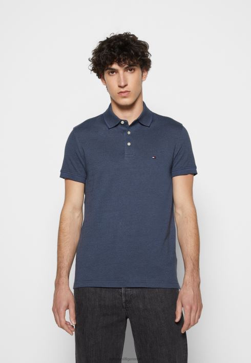 Mouline otsaga õhuke polosärk RJV624960 pleekinud indigo Tommy Hilfiger