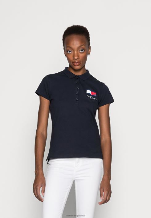 abo motion flag polosärk RJV628378 kõrbe taevas Tommy Hilfiger