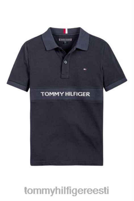 žakaarvärvi polosärk RJV623422 sinine Tommy Hilfiger