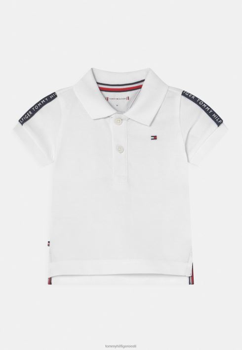 beebi teibiga polosärk RJV627994 valge Tommy Hilfiger