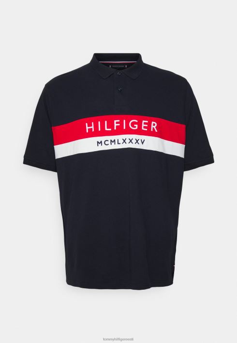 embro logoga polosärk RJV626033 kõrbe taevas Tommy Hilfiger