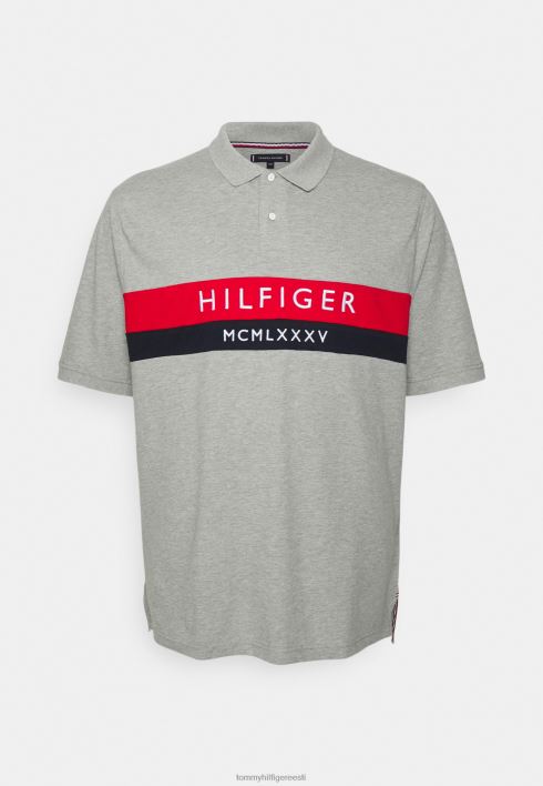embro logoga polosärk RJV626382 helehall kanarbik Tommy Hilfiger
