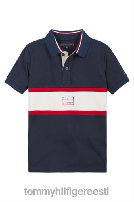 hädavajalik värviblokk polosärk RJV623071 sinine Tommy Hilfiger