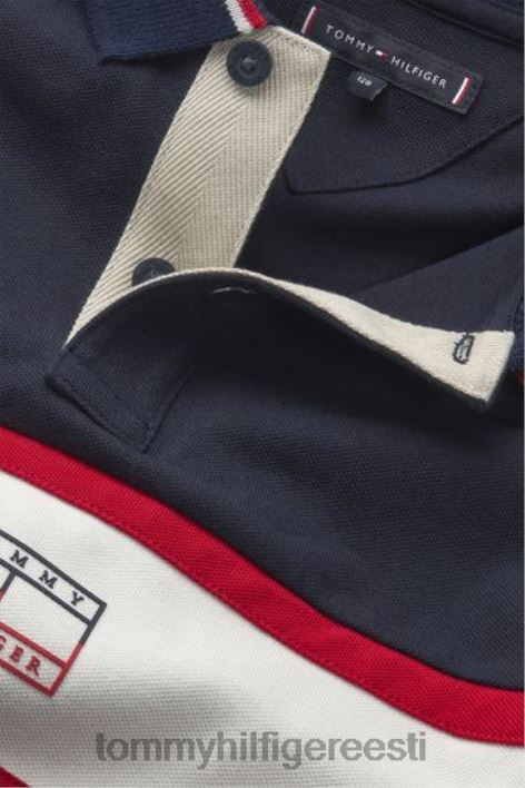 hädavajalik värviblokk polosärk RJV623071 sinine Tommy Hilfiger