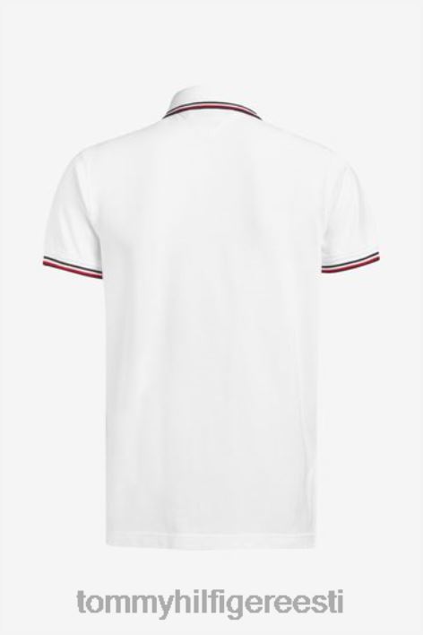 õhuke polosärk RJV623122 valge Tommy Hilfiger