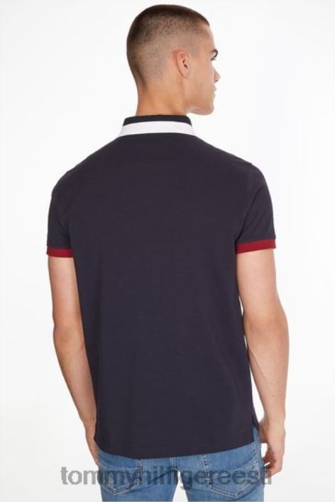 õhuke polosärk RJV623606 sinine Tommy Hilfiger