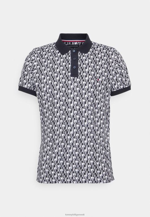 õhuke polosärk RJV627296 valge Tommy Hilfiger