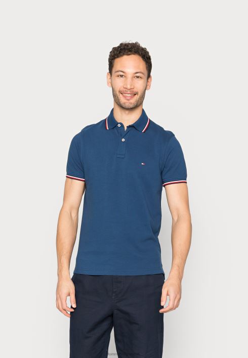 õhuke polosärk RJV627370 videviku indigo Tommy Hilfiger