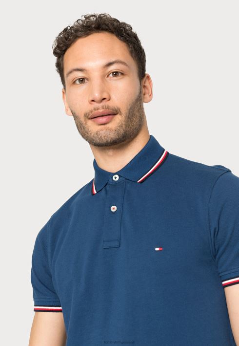 õhuke polosärk RJV627370 videviku indigo Tommy Hilfiger